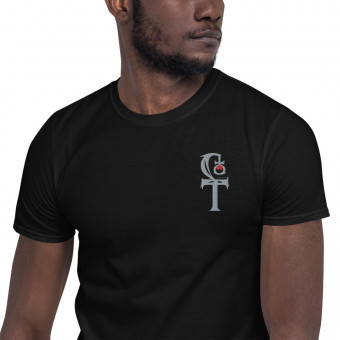 HLS Unity Symbol - WEBBED - Embroidered - Men's T-Shirt - Grey