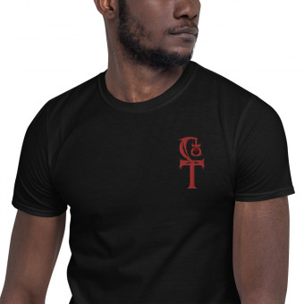 HLS Unity Symbol - WEBBED - Embroidered - Men's T-Shirt - Red
