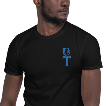 HLS Unity Symbol - WEBBED - Embroidered - Men's T-Shirt - Aqua