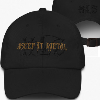 ''Keep It Metal'' WICKED - Embroidered - Dad Hat - GoldBLK