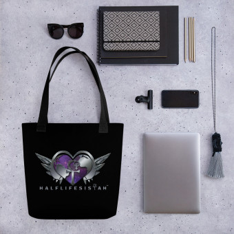 Heart MusicGlobe + Wings [Chromed Out] Tote bag