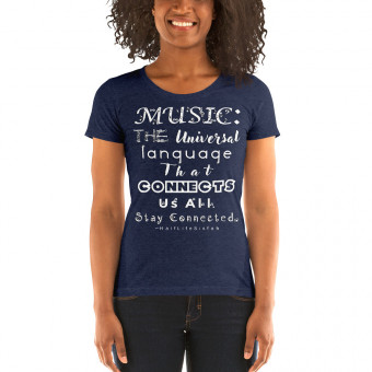Universal Language - Women's Tri-Blend T-Shirt - WT
