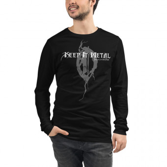 ''Keep It Metal'' [ONE] Men's Long Sleeve T-Shirt - GreyWT