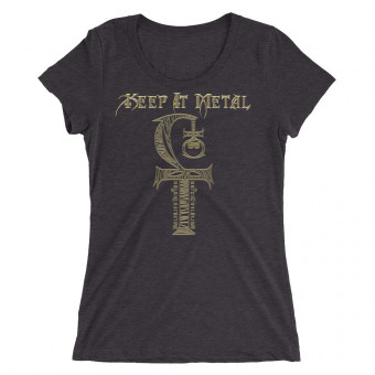 ''Keep It Metal'' + HLS Unity Symbol - Wicked Web - Women's Tri-Blend T-Shirt - Sand