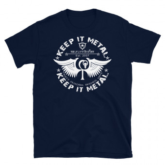 ''Keep It Metal'' HLS Unity Wings Souljah Badge - Unisex T-Shirt - WT