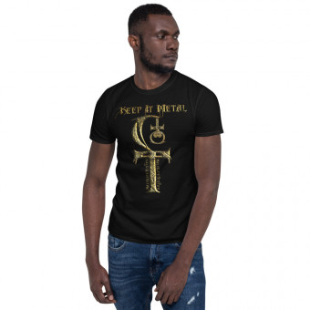 ''Keep It Metal'' + HLS Unity Symbol - Wicked - Unisex T-Shirt - Gold