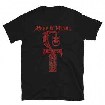 ''Keep It Metal'' + HLS Unity Symbol - Wicked Web - Unisex T-Shirt - Scarlet
