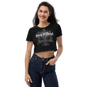 ''Keep It Metal'' [Gryphon] V1 - Organic Crop Top - Ashes