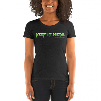 ''Keep It Metal'' SkyRez - Women's Tri-Blend T-shirt - KIWI