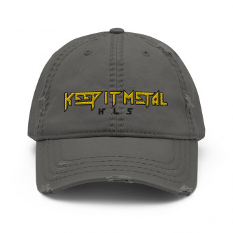 ''Keep It Metal'' SkyRez - Distressed Dad Hat - Yhelloh