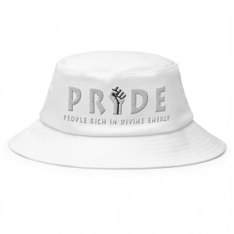 Black Pride - 3D Puff Embroidered - Old School Bucket Hat - WT
