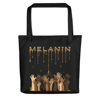 Melanin Drip - Tote Bag - Gold