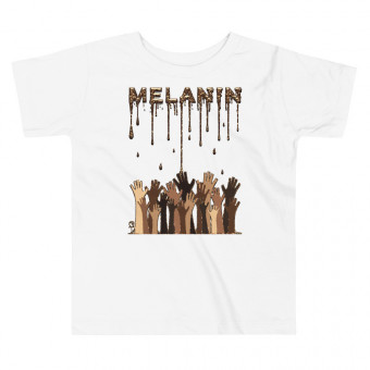 Melanin Drip - Toddler Unisex T-Shirt - Mocha