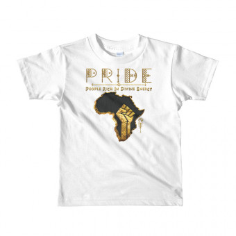 Black Pride - Gold & Wood - Kids T-Shirt